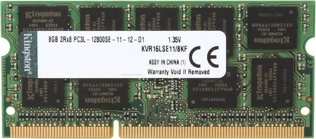 Main image of Kingston 8GB ECC Unbuffered DDR3 1600 (PC3 12800) Server Memory Model KVR16LSE11/8KF