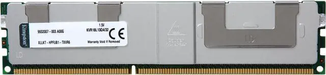 Main image of Kingston 32GB ECC DDR3 1866 Server Memory Model KVR18L13Q4/32