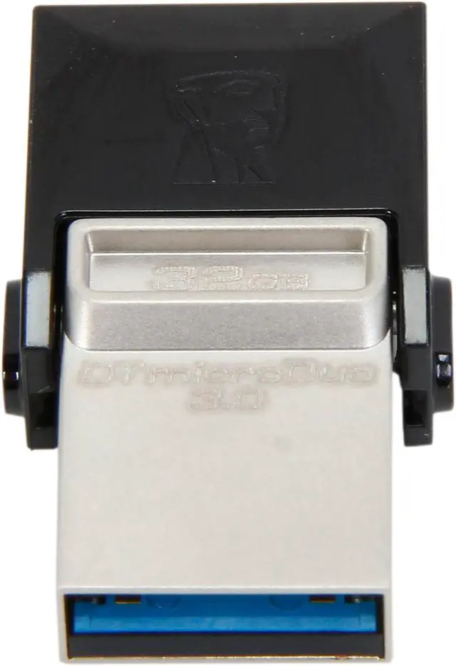 Alt view image 2 of 6 - Kingston 32GB Data Traveler Micro Duo OTG USB 3.0 Flash Drive (DTDUO3/32GB)