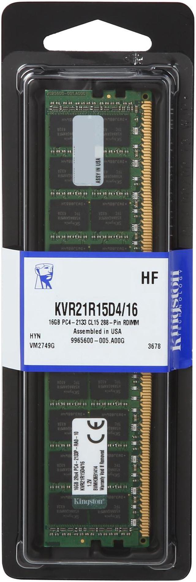 Kingston 16GB ECC Registered DDR4 2133 (PC4 17000) Server Memory