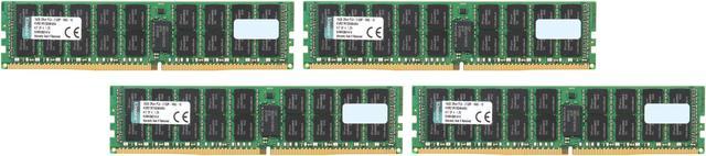 Kingston 64GB (4 x 16GB) ECC Registered DDR4 2133 (PC4 17000) Server Memory  Model KVR21R15D4K4/64