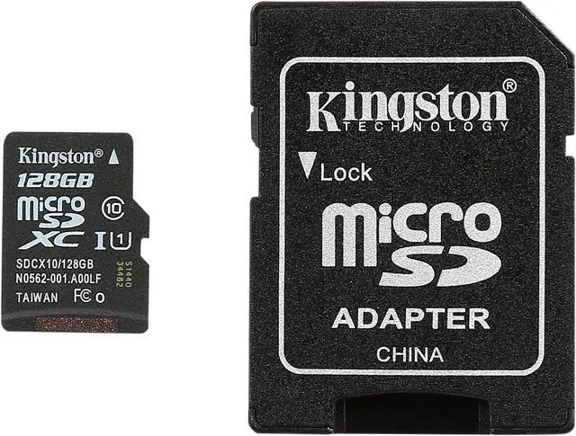 Main image of Kingston 128GB microSDXC Flash Card Model SDCX10/128GB