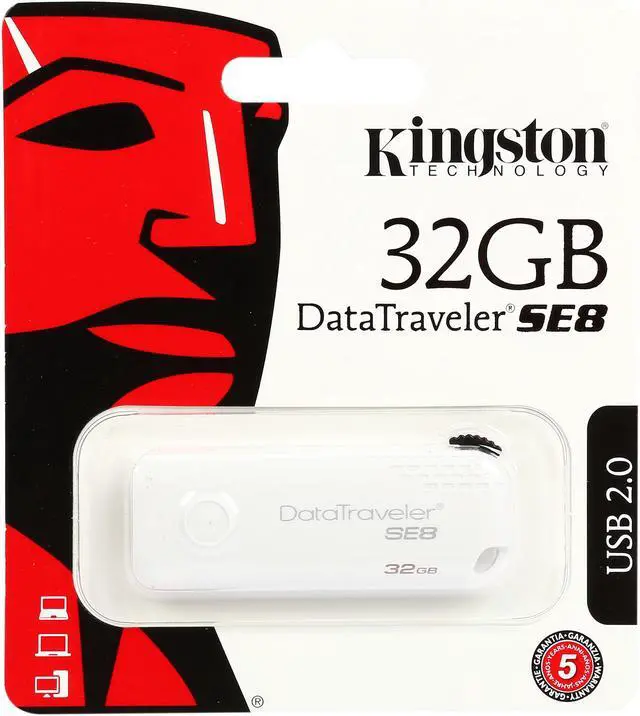 Alt view image 5 of 5 - Kingston 32GB DataTraveler SE8 USB Flash Drive DTSE8/32GB