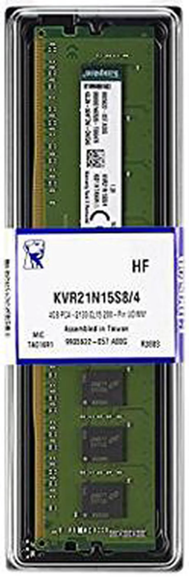 Alt view image 5 of 5 - Kingston ValueRAM 4GB DDR4 2133 (PC4 17000) Desktop Memory Model KVR21N15S8/4