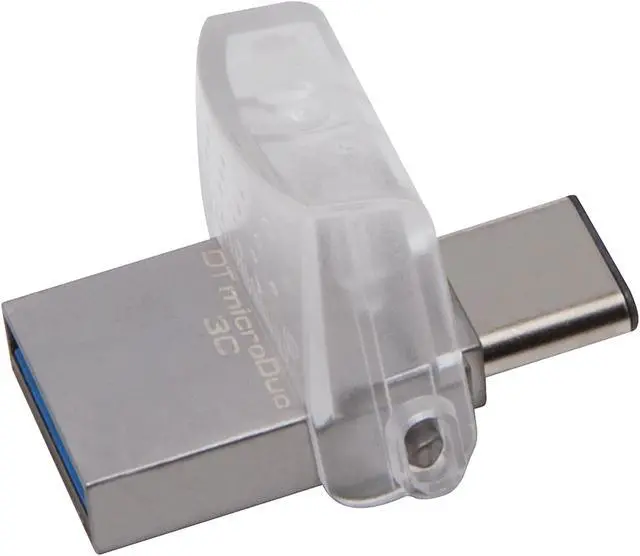Alt view image 3 of 4 - Kingston 64GB  Data Traveler DUO3C USB 3.0/3.1 + Type-C Flash Drive (DTDUO3C/64GB )