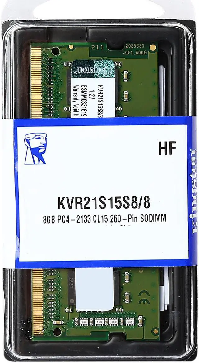Alt view image 3 of 3 - Kingston ValueRAM 8GB 260-Pin DDR4 SO-DIMM DDR4 2133 (PC4 17000) Laptop Memory Model KVR21S15S8/8