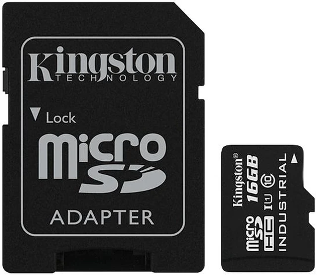 Main image of Kingston 16GB MicroSDHC UHS-I/U1 Class 10 Memory Card with Adapter (SDCIT/16GB)