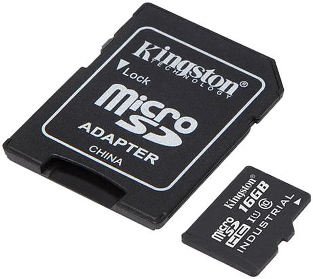 Alt view image 2 of 3 - Kingston 16GB MicroSDHC UHS-I/U1 Class 10 Memory Card with Adapter (SDCIT/16GB)