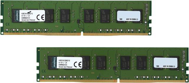 Kingston ValueRAM 16GB (2 x 8G) DDR4 2133 Desktop Memory DIMM (288