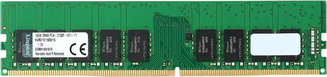 Main image of Kingston ValueRAM 16GB (1 x 16G) DDR4 2133 Server Memory ECC Unbuffered DIMM (288-Pin) RAM KVR21E15D8/16