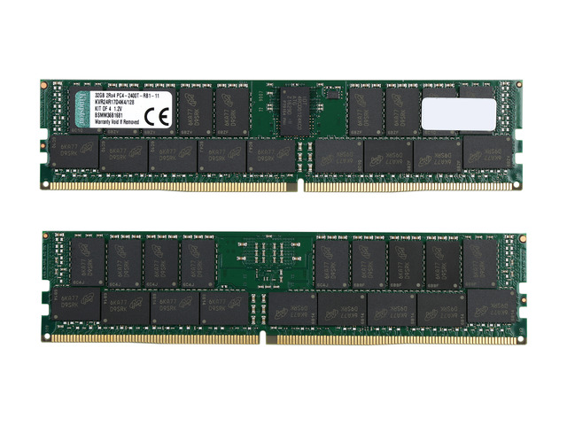 thumbnail image 2 of Kingston 32GB DDR4 2400MHz ECC Registered DIMM - Server RAM KVR24R17D4/32MA 2 of 4