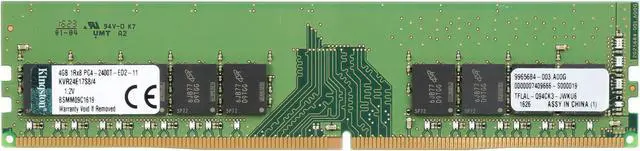Main image of Kingston ValueRAM 4GB (1 x 4GB) DDR4 2400 RAM (Server Memory) ECC DIMM (288-Pin) KVR24E17S8/4