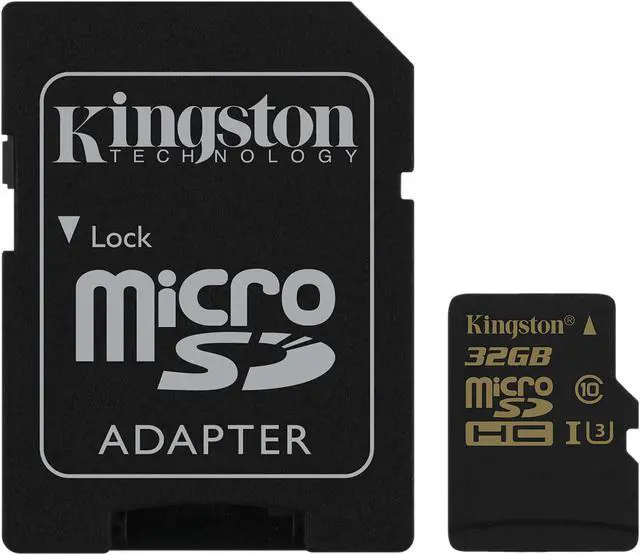 Alt view image 3 of 4 - Kingston 32GB MicroSDHC UHS-I/U3 Class 10 Memory Card with Adapter, Speed Up to 90MB/s (SDCG/32GB)