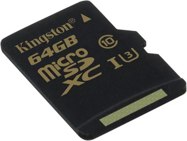 Alt view image 2 of 4 - Kingston 64GB MicroSDXC UHS-I/U3 Class 10 Memory Card with Adapter, Speed Up to 90MB/s (SDCG/64GB)