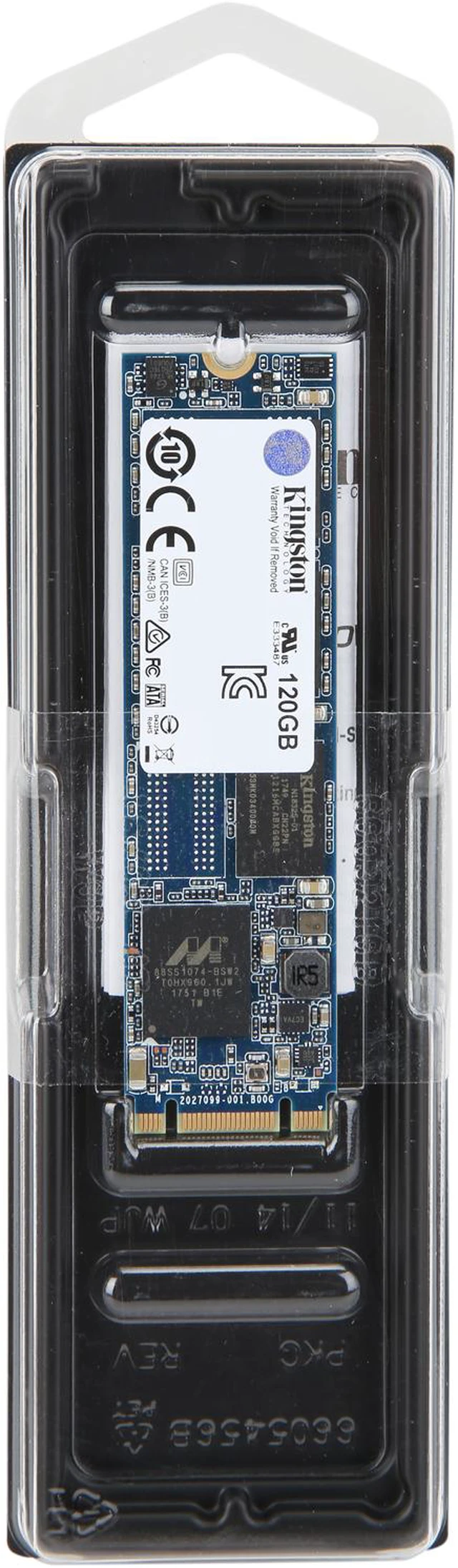 Alt view image 3 of 5 - Kingston UV500 M.2 2280 120GB SATA III 3D TLC Computer Internal Solid State Drives SUV500M8/120G