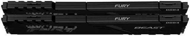 Alt view image 2 of 2 - Kingston FURY Beast 32GB (2 x 16GB) 288-Pin PC RAM DDR4 3600 (PC4 28800) Desktop Memory Model KF436C18BBK2/32
