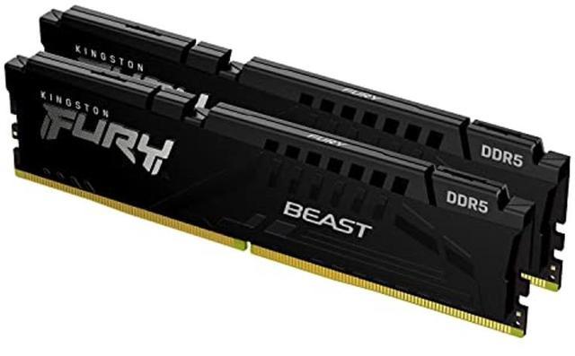 Kingston FURY Beast 32GB (2 x 16GB) 288-Pin PC RAM DDR5 6000 (PC5 48000)  Memory (Desktop Memory) Model KF560C36BBEK2-32