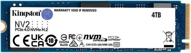 Kingston NV2 1 TB M.2-2280 PCIe 4.0 X4 NVME Solid State Drive