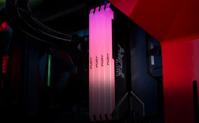 Alt view image 4 of 4 - Kingston FURY Beast 32GB (2 x 16GB) 288-Pin PC RAM DDR4 3200 (PC4 25600) Desktop Memory Model KF432C16BB2AK2/32