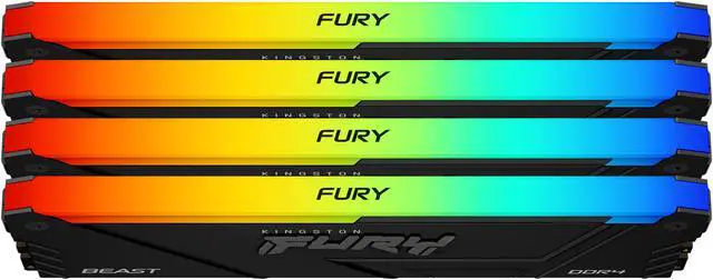 Kingston FURY Beast 64GB (4 x 16GB) 288-Pin PC RAM DDR4 2666 (PC4