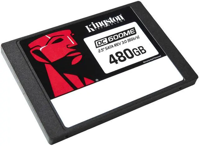 Alt view image 2 of 3 - Kingston SEDC600ME/3840G DC600ME 3.84 TB Solid State Drive-2.5" Internal -SATA (SATA/600) - Mixed Use - Server, Data Center Device Supported -1DWPD-7008 TB TBW - Hot Pluggable - 256-bit AES Encryption