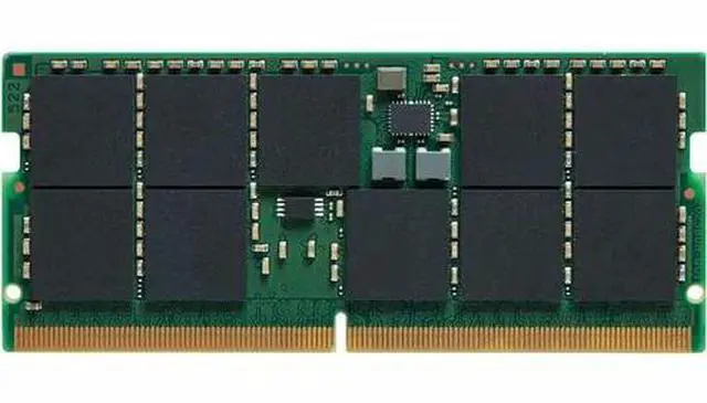 Main image of Kingston KSM56T46BD8KM-48HM Server Premier RAM Module - For Server - 48 GB - DDR5-5600/PC5-44800 DDR5 SDRAM - 56000 MHz Dual-rank Memory - CL46 - 1.10 V - On-die ECC - Unbuffered - 262-pin - SoDIMM