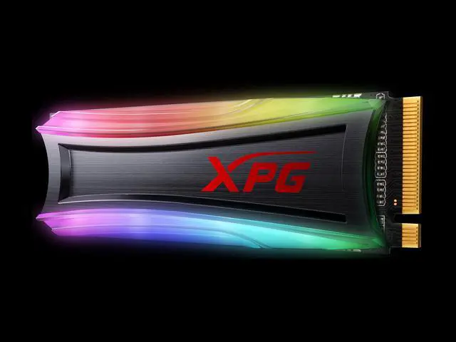 Alt view image 5 of 6 - XPG SPECTRIX S40G RGB M.2 2280 256GB PCI-Express 3.0 x4 3D TLC Internal Solid State Drive (SSD) AS40G-256GT-C