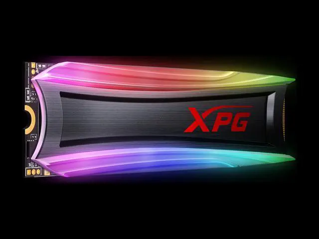 Alt view image 6 of 6 - XPG SPECTRIX S40G RGB M.2 2280 256GB PCI-Express 3.0 x4 3D TLC Internal Solid State Drive (SSD) AS40G-256GT-C