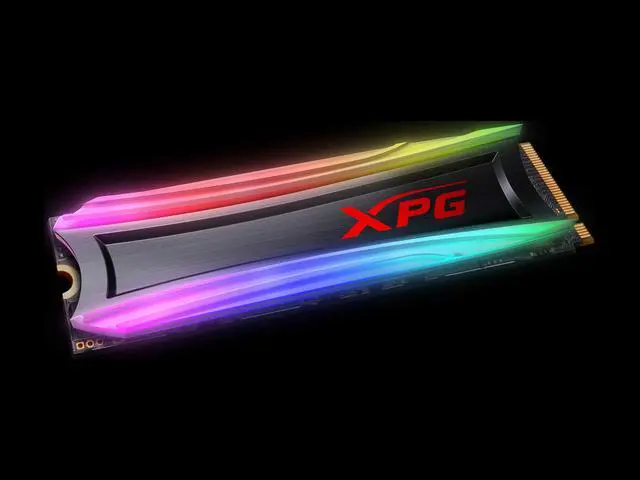 Alt view image 5 of 5 - XPG SPECTRIX S40G RGB M.2 2280 1TB PCI-Express 3.0 x4 3D TLC Internal Solid State Drive (SSD) AS40G-1TT-C
