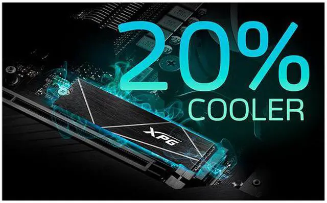 Alt view image 5 of 5 - XPG GAMMIX S70 Blade M.2 2280 1TB PCI-Express 4.0 x4, NVMe 1.4 3D NAND Internal Solid State Drive (SSD) AGAMMIXS70B-1T-CS