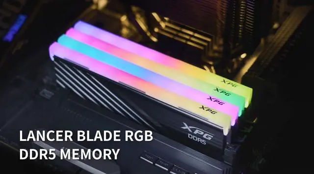 Alt view image 4 of 4 - XPG Lancer Blade 32GB (2 x 16GB) 288-Pin PC RAM DDR5 6000 (PC5 48000) Desktop Memory Model AX5U6000C3016G-DTLABRWH