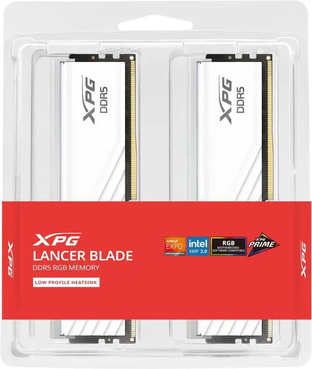 Alt view image 4 of 4 - XPG Lancer Blade 32GB (2 x 16GB) 288-Pin PC RAM DDR5 6000 (PC5 48000) Desktop Memory Model AX5U6000C3416G-DTLABRWH