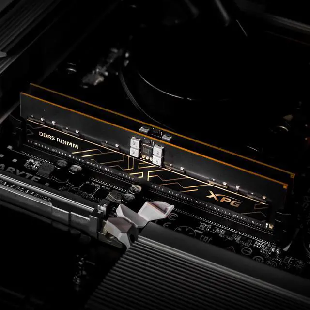 Alt view image 7 of 7 - XPG AICORE 64GB (2 x 32GB) ECC Registered DDR5 6400 (PC5 51200) Memory Model AX5R6400C3232G-DTAIRBK