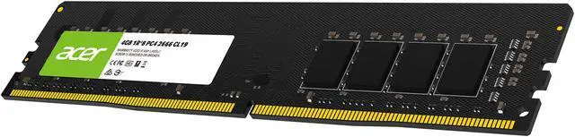 Alt view image 3 of 6 - Acer UD100 4GB 288-Pin PC RAM DDR4 2666 Desktop Memory Model BL.9BWWA.219