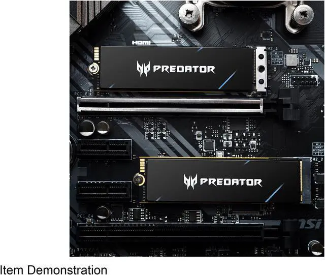 Alt view image 15 of 17 - Predator GM7000 M.2 1TB PCI-Express 4.0 x4 Internal Solid State Drive (SSD) BL.9BWWR.105