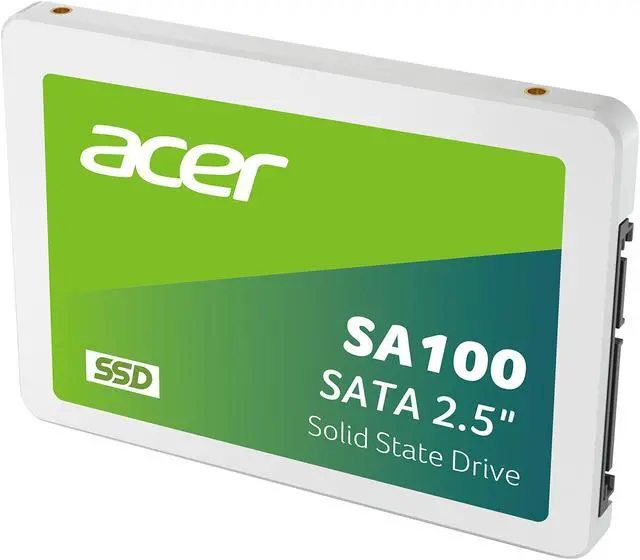 Alt view image 2 of 8 - Acer SA100 2.5" 960GB SATA Internal Solid State Drive (SSD) BL.9BWWA.104