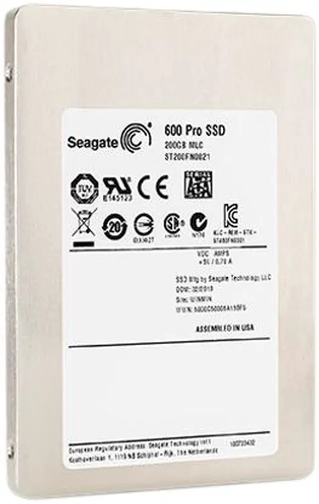 Alt view image 2 of 3 - Seagate 600 Pro 2.5" SATA III MLC Internal / External Solid State Drive (SSD) ST240FP0021 - OEM