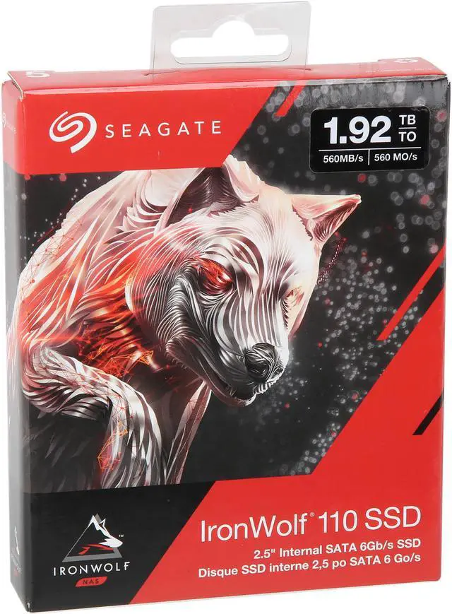 Alt view image 3 of 4 - Seagate IronWolf 110 ZA1920NM10011 2.5" SATA III 3D TLC Solid State Drive for NAS