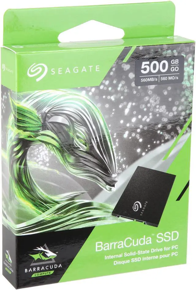 Alt view image 6 of 6 - Seagate BarraCuda 2.5" 500GB SATA III 3D TLC Internal Solid State Drive (SSD) ZA500CM1A002