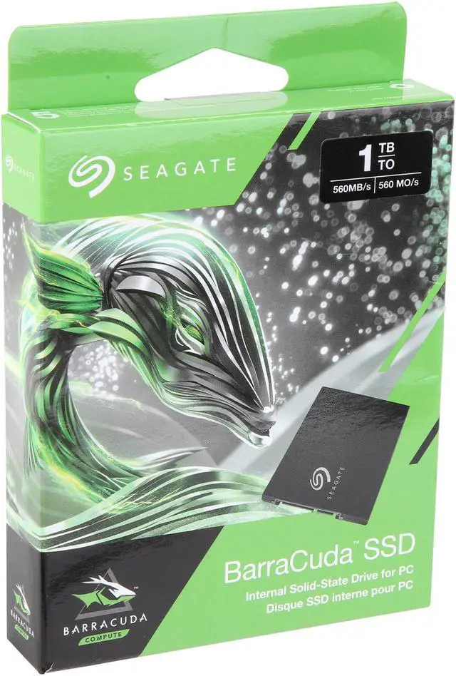 Alt view image 6 of 6 - Seagate BarraCuda 2.5" 1TB SATA III 3D TLC Internal Solid State Drive (SSD) ZA1000CM1A002