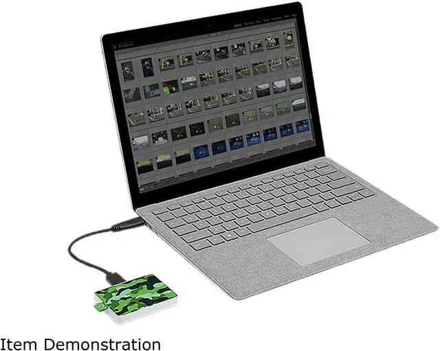 Alt view image 5 of 6 - Seagate One Touch SSD 500GB USB 3.0 External / Portable Solid State Drive for PC Laptop and Mac - Special Edition Green (STJE500407)