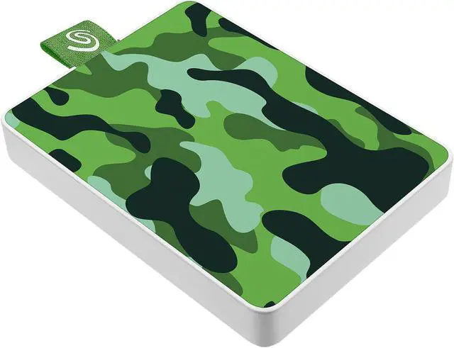 Alt view image 3 of 6 - Seagate One Touch SSD 500GB USB 3.0 External / Portable Solid State Drive for PC Laptop and Mac - Special Edition Green (STJE500407)
