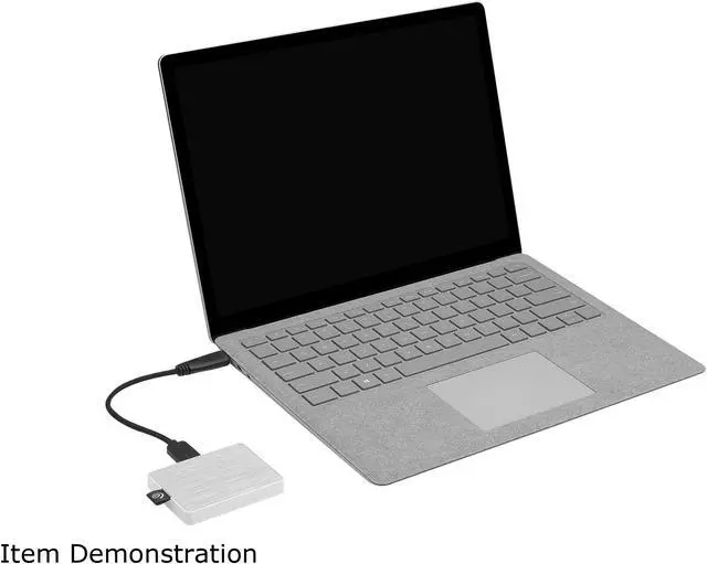 Alt view image 13 of 20 - Seagate One Touch SSD 1TB USB 3.0 External / Portable Solid State Drive for PC Laptop and Mac - White (STJE1000402)