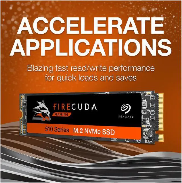 Alt view image 4 of 8 - Seagate FireCuda 510 M.2 2280 250GB PCIe Gen3 x4, NVMe 1.3 3D TLC Internal Solid State Drive (SSD) ZP250GM3A001