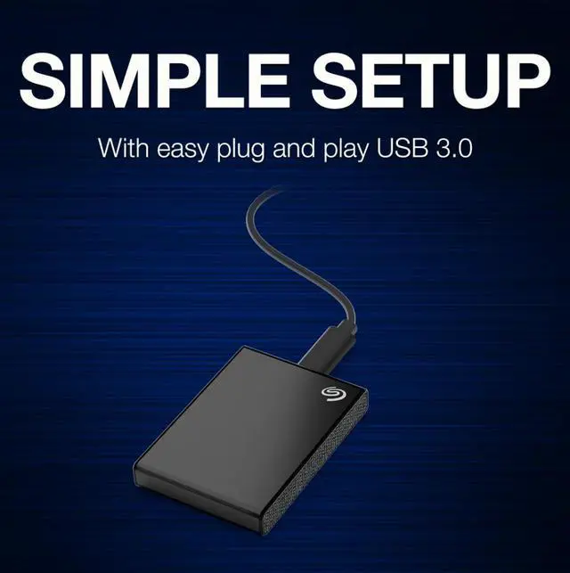 Alt view image 7 of 7 - Seagate Game Drive 500GB External Solid State Drive, for PS4 and PS5- Black (STKG500406)