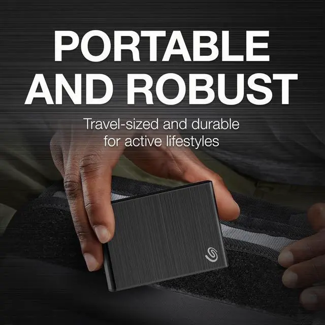 Alt view image 16 of 18 - Seagate One Touch SSD 1TB External SSD Portable - Black, Speeds up to 1030MB/s, with Android App, 1yr Mylio Create, 4mo Adobe Creative Cloud Photography Plan and Rescue Services (STKG1000400)