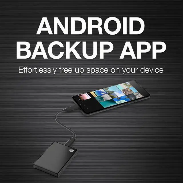 Alt view image 17 of 18 - Seagate One Touch SSD 1TB External SSD Portable - Black, Speeds up to 1030MB/s, with Android App, 1yr Mylio Create, 4mo Adobe Creative Cloud Photography Plan and Rescue Services (STKG1000400)