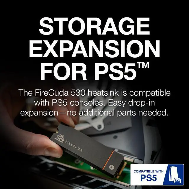 Alt view image 14 of 14 - Seagate FireCuda 530 M.2 2280 1TB PCIe Gen4 x4 NVMe 1.4 3D TLC Internal Solid State Drive (SSD) ZP1000GM3A023
