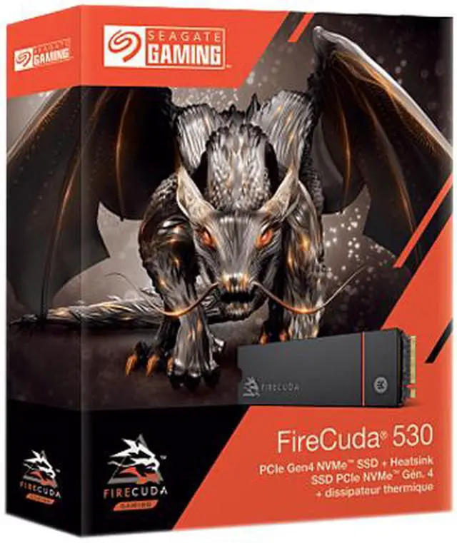 Alt view image 6 of 6 - Seagate FireCuda 530 M.2 2280 2TB PCIe Gen4 x4 NVMe 1.4 3D TLC Internal Solid State Drive (SSD) ZP2000GM3A023