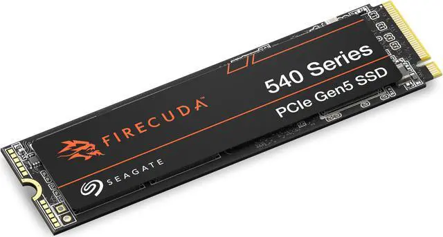 Alt view image 12 of 14 - Seagate FireCuda 540 NVME GEN5 SSD M.2 2280 1TB PCI-Express 5.0 x4 3D TLC Internal Solid State Drive (SSD) ZP1000GM3A004
